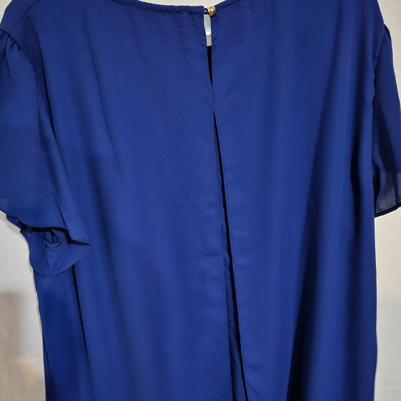 Kate & Mallory Royal Blue Blouse - Picture 2 of 2